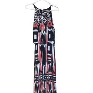 TRIBAL PRINT MAXI DRESS London Style